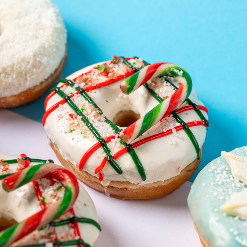 "Vegane Weihnachten" Donut Geschenkbox (VG)