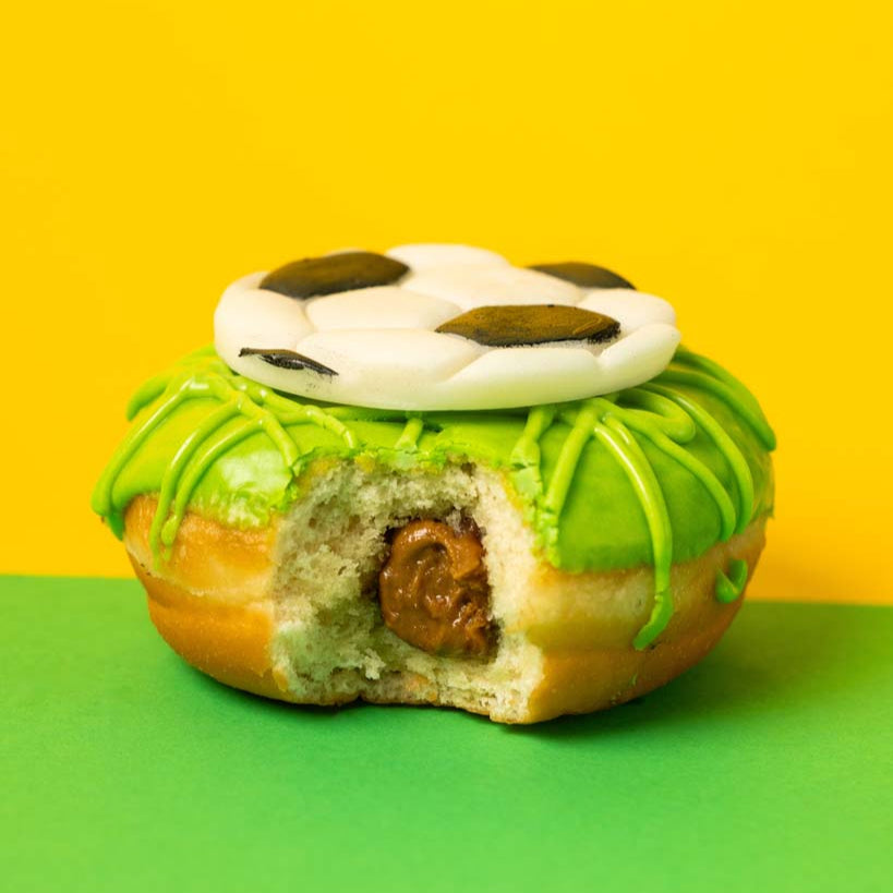 Fußball Donut Geschenkbox (vegan)