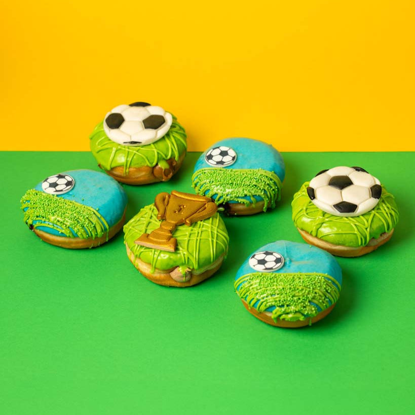 Fußball Donut Geschenkbox (vegan)