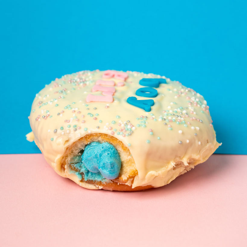 Gender Reveal Donut Geschenkbox (vegan)