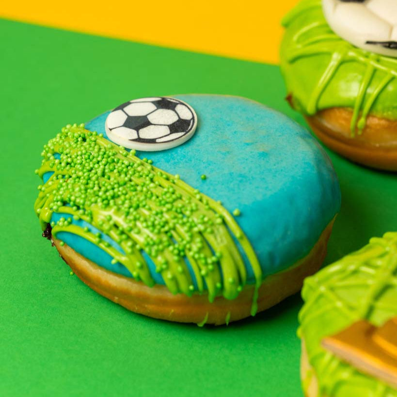 Fußball Donut Geschenkbox (vegan)