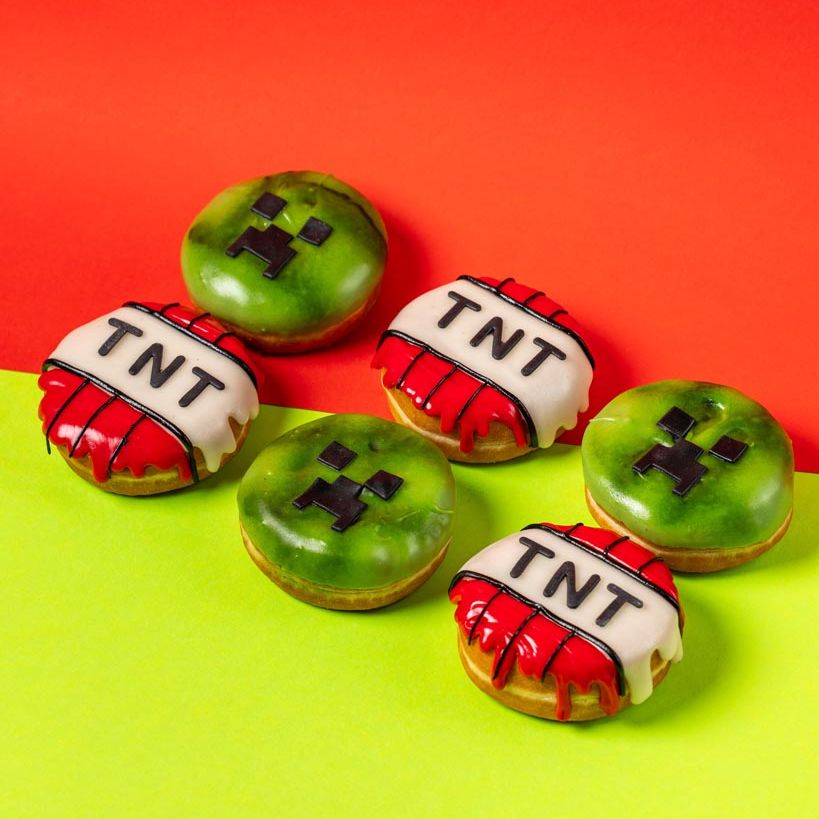 "Minecraft Special" Donut Geschenkbox (vegan)