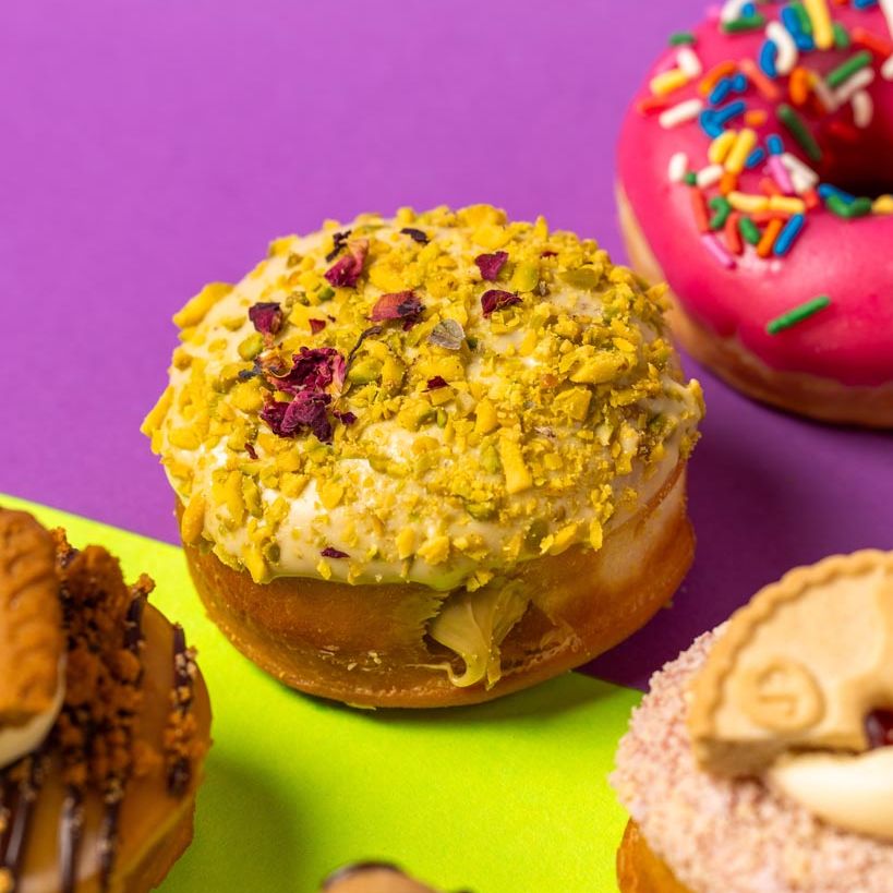 "DT Deluxe Dozen" Mini-Donut Geschenkbox