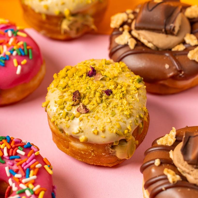 "Leo's Favourites" Mini-Donut Geschenkbox